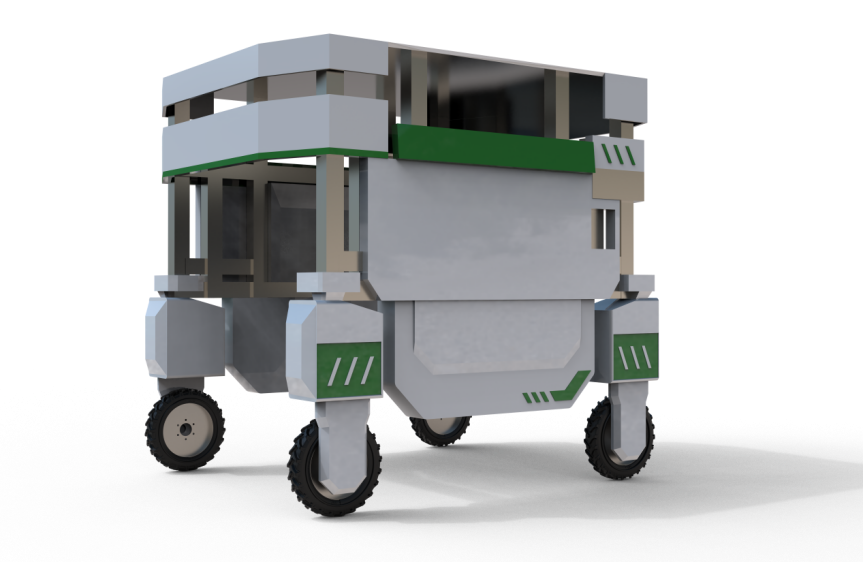 無人車作物表型高通量獲取平臺